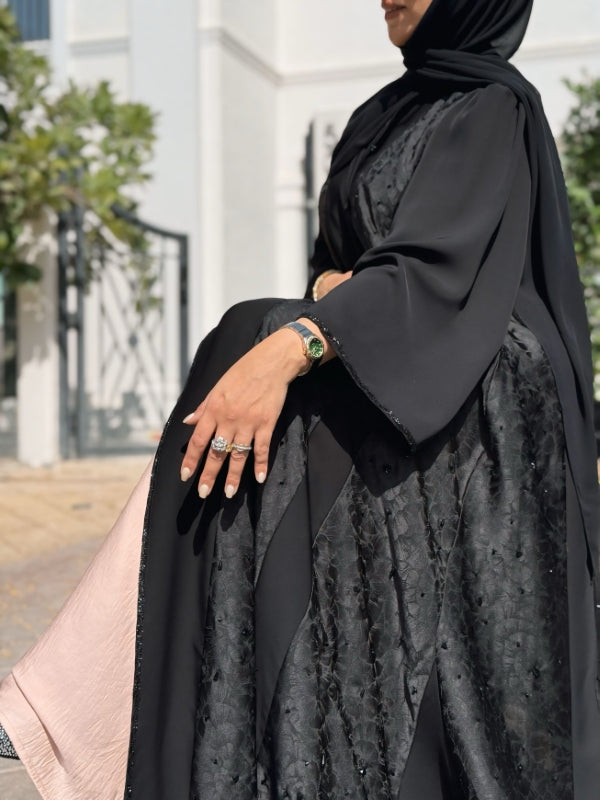 Side view of Best-Selling Abaya in UAE and Saudi Arabia