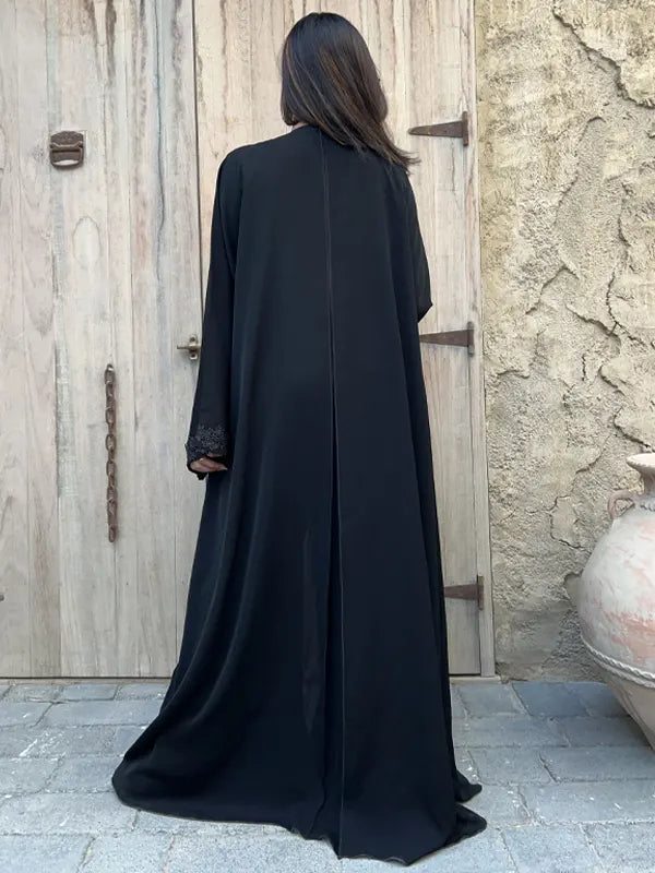 Abaya black | Lace design