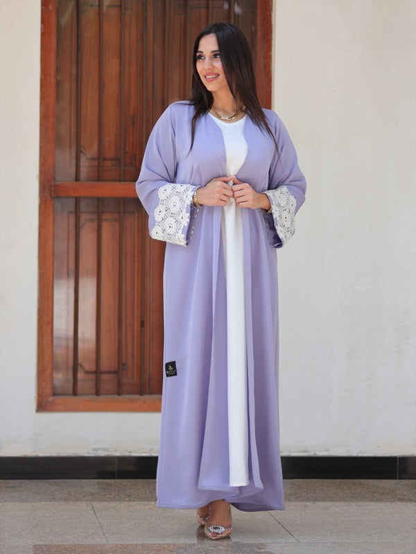 Purple Nida Abaya
