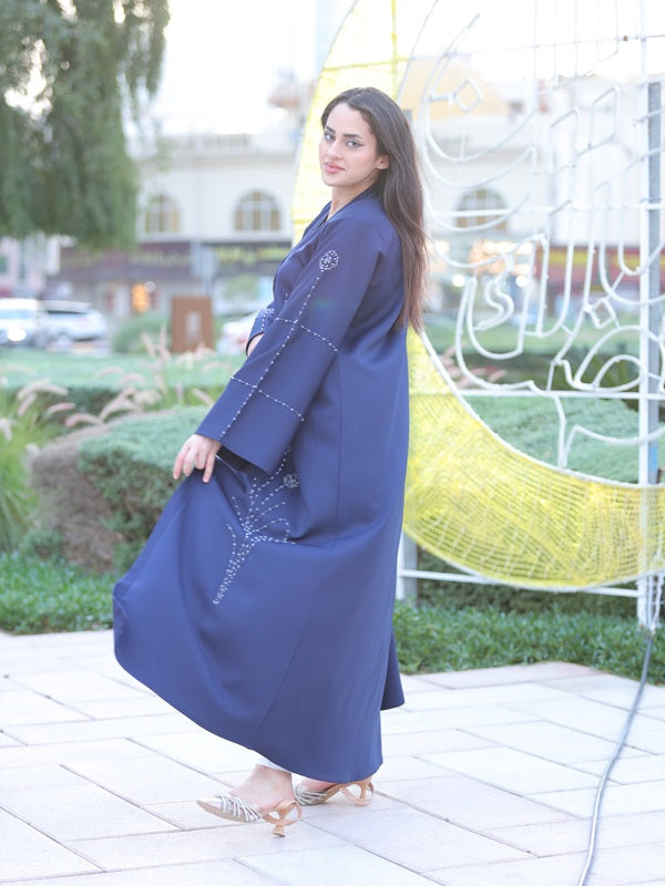 Navy Blue Abaya