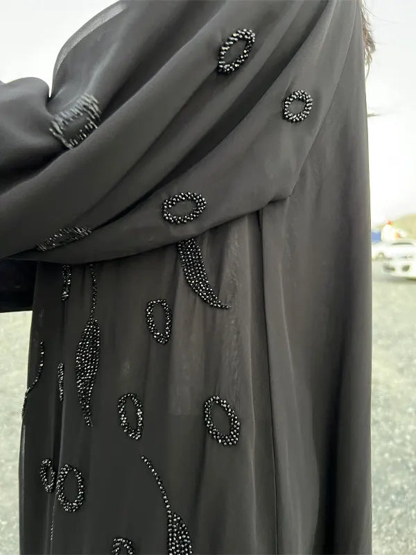 Abaya Black Chiffon