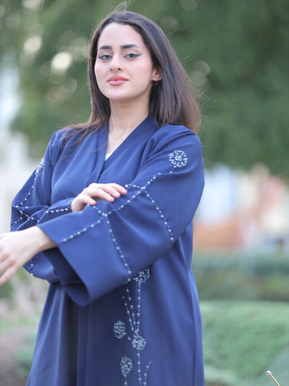 Navy Blue Abaya
