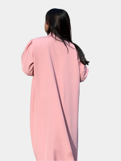 Abaya PINK Barbie crepe