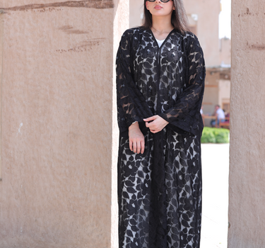 Luxury Soft Net Abaya