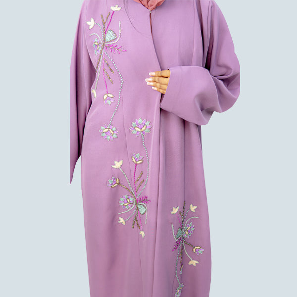 Elegant Barbie Fabric Abayas with Handcrafted Detailing